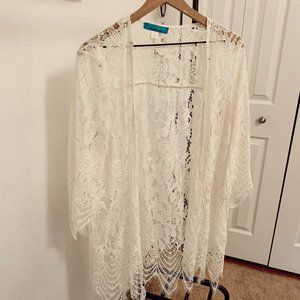 White Lace Kimono